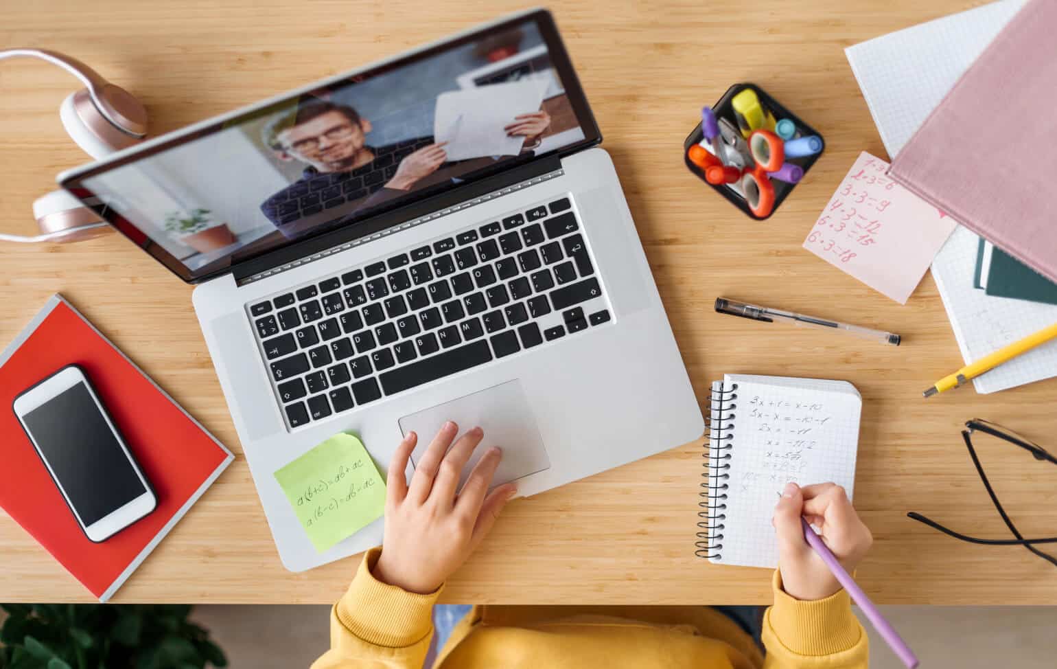Online high school student