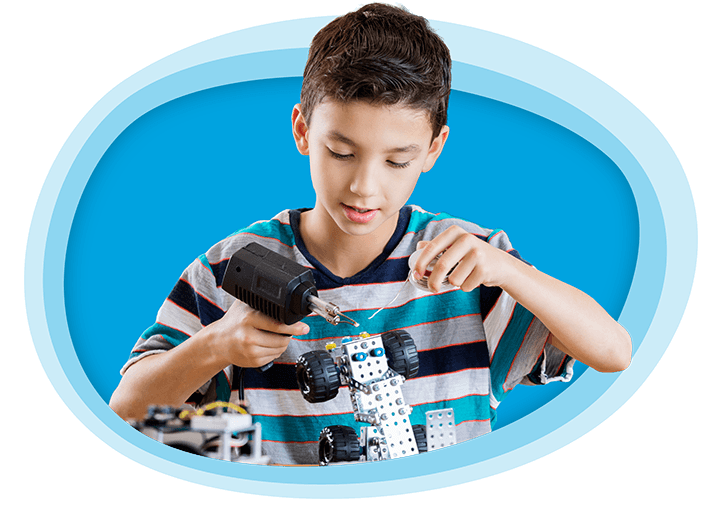 Student learning STEM